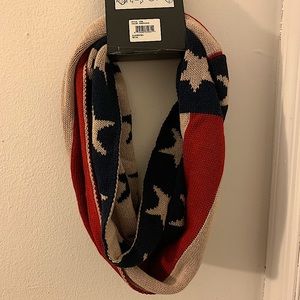 Modena American Flag Scarf NWT